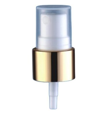 18/410 20/410 24/410 Pompa Semprot Kosmetik Emas / Perak Untuk Botol Plastik
