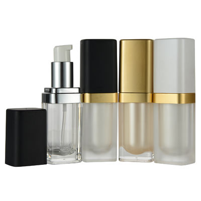 Harga bagus 15ml Square Acrylic Botol Skin Care Cream Botol Kosmetik Dalam Plastik on line