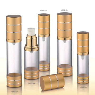 Harga bagus Botol Serum Tanpa Udara yang dapat disesuaikan 15ML 20ML 30ML 40ML 50ML Botol Dispenser Tanpa Udara on line