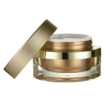 Harga bagus 77*67mm Toples Krim Akrilik 30ml untuk Pengawetan Optimal Produk Kecantikan on line