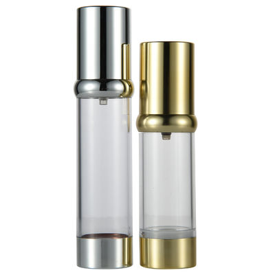 Harga bagus Aluminium Base 30ml 40ml Botol Eye Cream Desain Airless Dengan Kerah PP on line