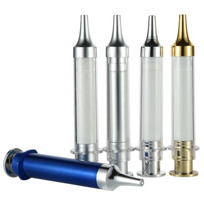 10ml Syringe Airless Bottle For Refillable Empty Airless Cosmetic / Eye Cream