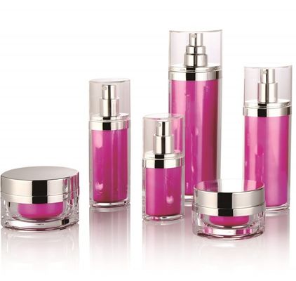Harga bagus 30g 50g Acrylic Cosmetic Jar Untuk Makeup Packaging Sealing Type Pump Sprayer on line