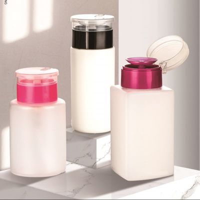 Harga bagus Botol Dispenser Pompa Penghapus Cat Kuku 100-200ML Warna Kustom untuk Perawatan Pribadi on line