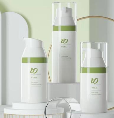 Harga bagus Botol Pompa Tanpa Udara PETG 30ml 50ml untuk Kemasan Kosmetik on line